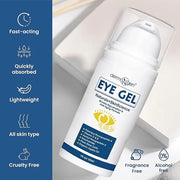 Instant Eye Treatment & Gel Bundle – Featuring Plant Stem Cells & Advanced Time Reverse Anti-Aging Eye Cream for Smooth Fi...
