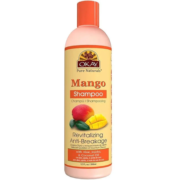 OKAY MANGO REVITALIZING ANTI BREAKAGE SHAMPOO 12oz / 355ml - Product Image