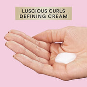 Suave Pink Luscious Curls Styling Cream Hair Cream for Luscious Curls Curl Defining Cream with Amino Acid Complex 4.75 oz ...