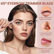 Dermaplaning Tool for- Dermaplane Razor for Women Face with 10 Replaceable Blades - Professional Womens Face Razor Peach F...