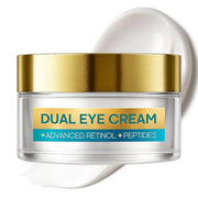Eye Cream for Dark Circles & Puffiness – Dual Retinol + 5-Peptide Complex with Stem Cell Extract – Anti-Aging & Moisturizi...
