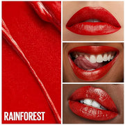 Maybelline Green Edition Butter Cream High-Pigment Bullet Lipstick, Rainforest, Bright Red, 0.12 oz - Product Image