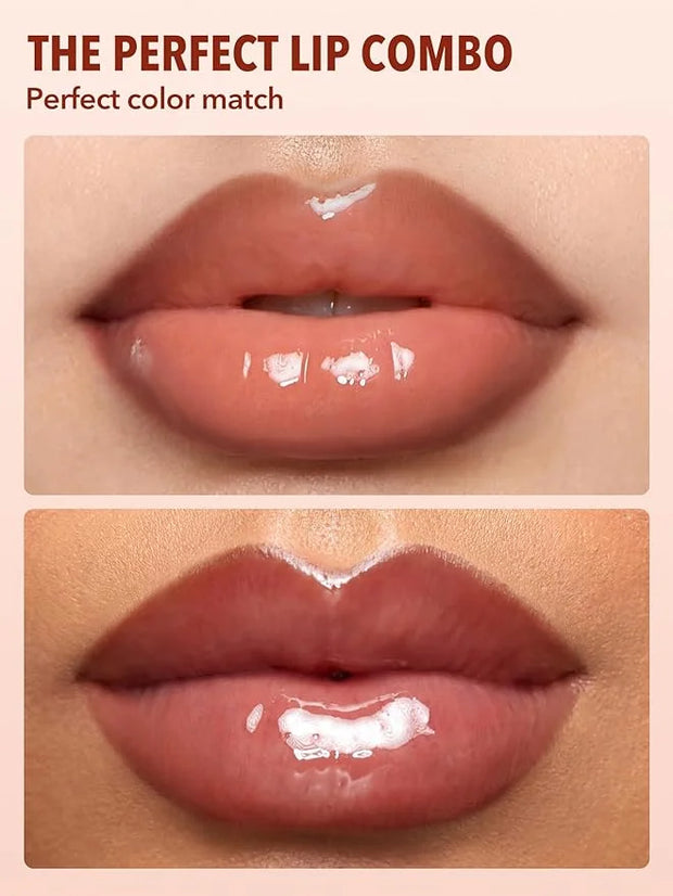 SHEGLAM 2-In-1 Lip Rules Liner & Gloss Pen Long Lasting Plumping Perfect Lip Combo Makeup Set-Case X Case - Product Image