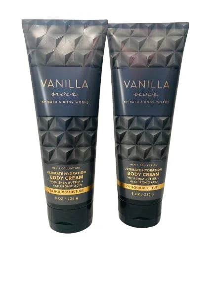 Bath and Body Works Vanilla Noir Body Cream, 8 oz, Pack of 2 - Product Image