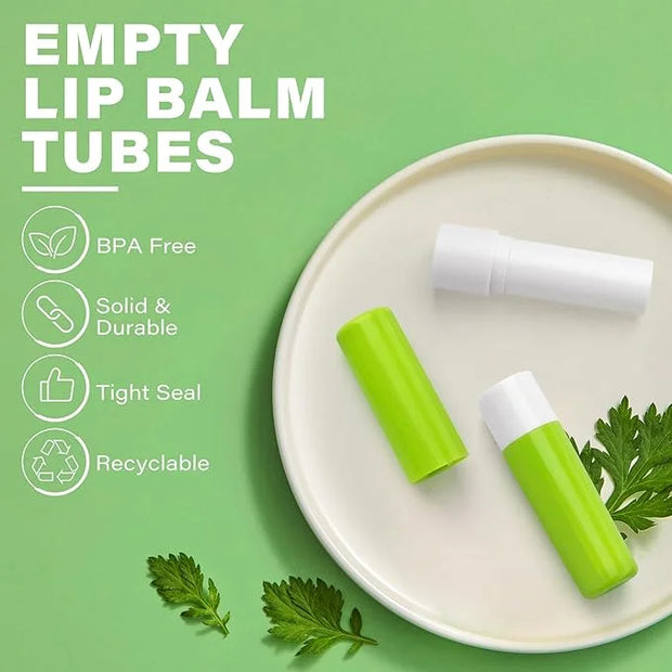 LotFancy Lip Balm Tubes Empty, 28Pcs