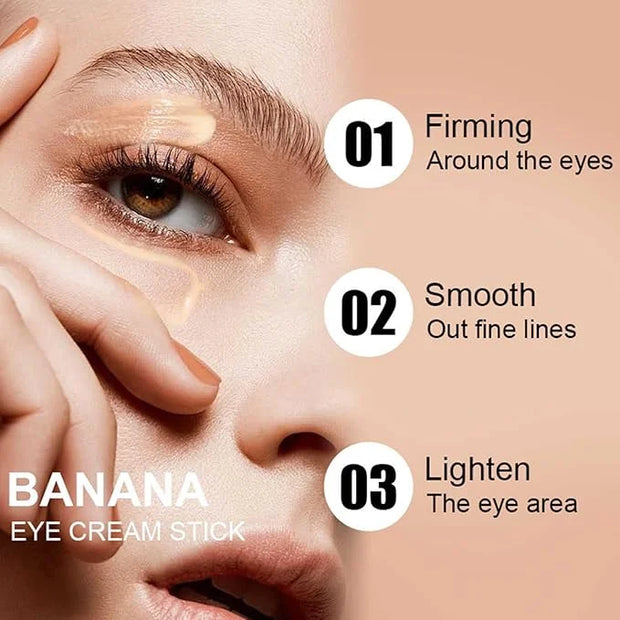 Banana Eye Cream, Anti Aging Eye Cream for Fine Lines Eye Bags Dark Circles and Puffiness,Hydrating Under Eye Cream, with ...