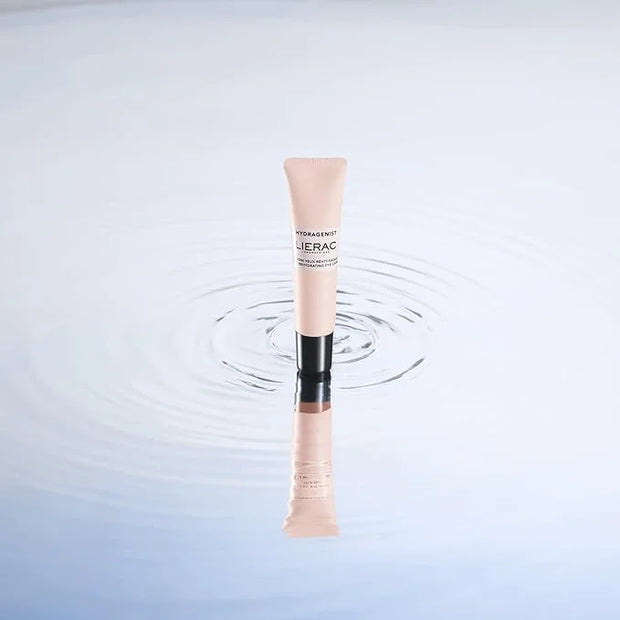 Lierac Hydragenist Rehydrating Eye Care - Vegan Under Eye Cream for Dark Circles, Puffiness & Fine Lines, Hyaluronic Acid ...