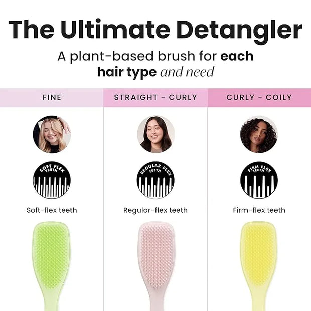 Tangle Teezer Plant-Based Ultimate Detangler Brush, Dry & Wet Hair Brush, Eliminates Knots & Reduces Breakage for All Hair...