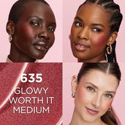 L'Oreal Paris True Match Lumi Le Liquid Blush, Intense Lightweight Blush Formula With Liquid Pigments, Glowy Worth It Medi...