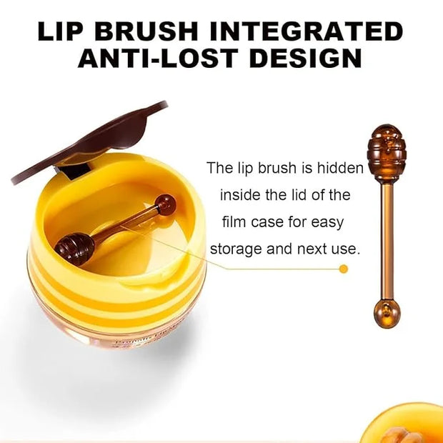 4PCS Strawberry & Honey Lip Balm,