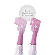 Panasonic Women’s Facial Hair Remover and Eyebrow Trimmer with Pivoting Head, Includes 2 Gentle Blades for Brow and Face a...
