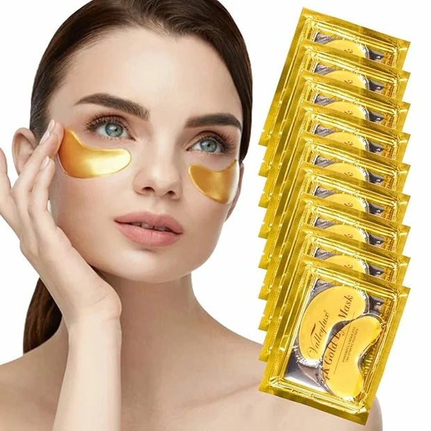 Under Eye Mask,20 pairs 24K Collagen Eye Pads,Under Eye Patches Skincare for Anti Aging,Anti Wrinkle,Reducing Eye Puffines...