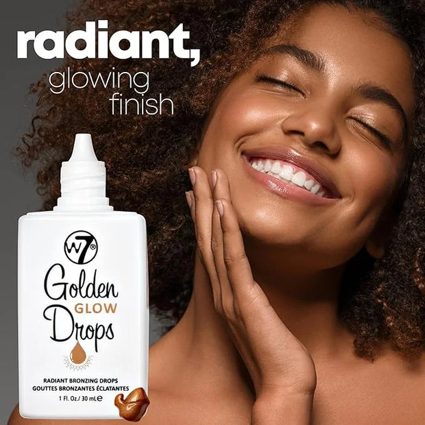 W7 Golden Glow Drops - Liquid Bronzing Drops For Flawless Skin & A Radiant Finish - Product Image