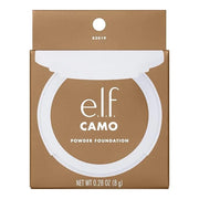 e.l.f. Camo Powder Foundation, Lightweight, Primer-Infused Buildable & Long-Lasting Medium-to-Full Coverage Foundation, Me...