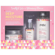 Deep Moisture Skincare Set with Panthenol and Hyaluronic Acid for Dry Skin, Moisturizing, Hydrating, Soothing, Face Moistu...