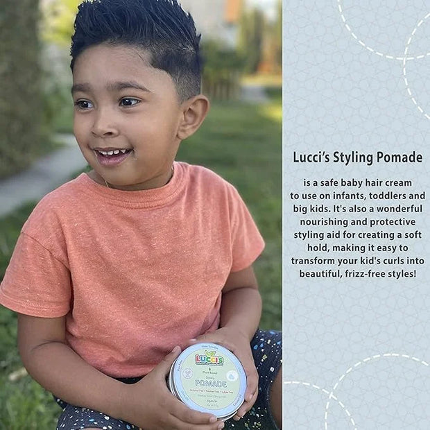 Baby Hair Gel – 5oz Plant-Based Styling Hair Pomade for Infants – No Parabens or Sulphates – Medium Shine and Strong Hold ...