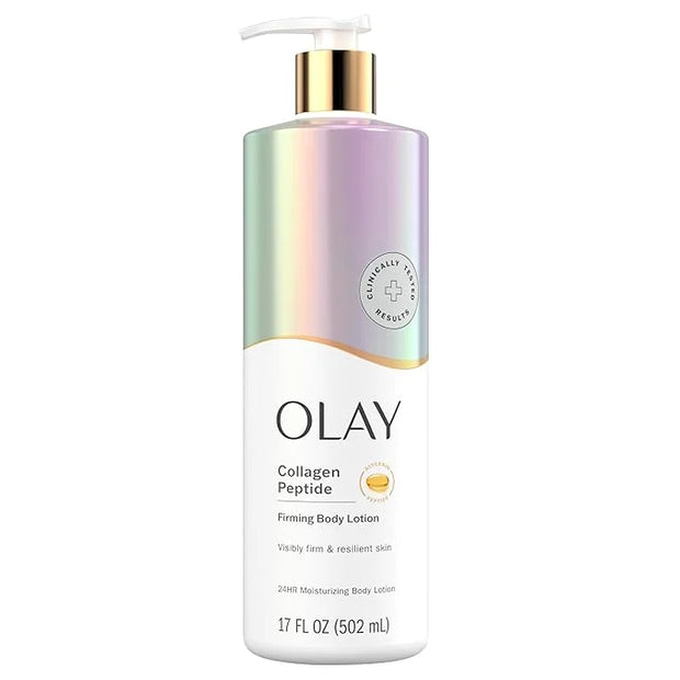 Olay Body Lotion for Women, Firming with Collagen Peptides Serum, Visibly Firmer Skin, 24hr Moisture & Hydration, Fast Abs...