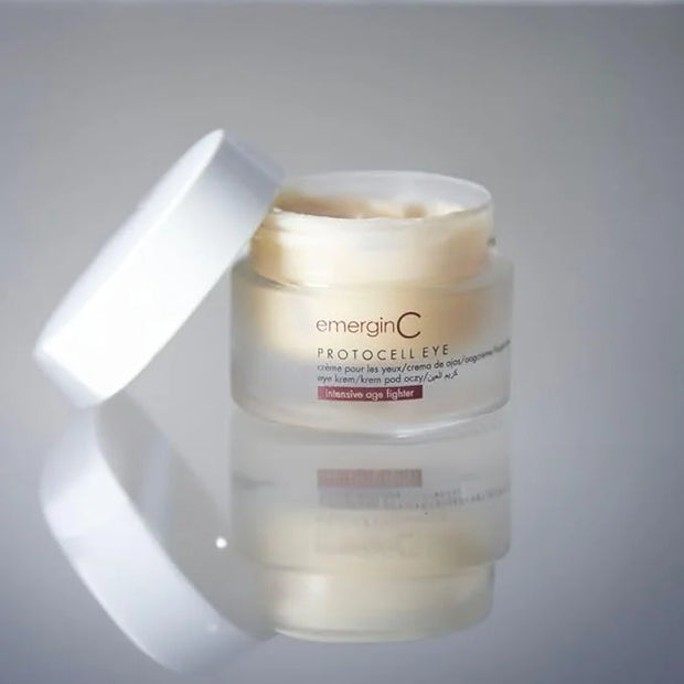 Protocell Eye Cream - Plant Stem Cell Eye Treatment with Hyaluronic Acid to Address Visible Signs of Aging (0.5 oz, 15 ml)...
