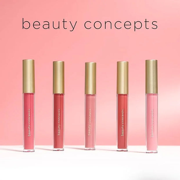 Beauty Concepts Lip Gloss Collection – Shimmering, Glossy Lip Makeup Set for a Radiant Finish, Pink - Product Image