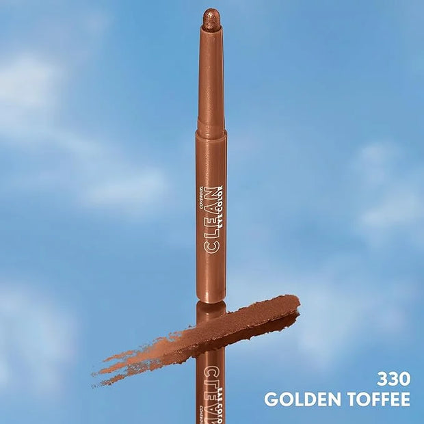 Covergirl Clean Eye Color, Golden Toffee, Eyeshadow Sticks, Ultra Creamy Formula, Lightweight, Buildable Formula, Lasts Al...