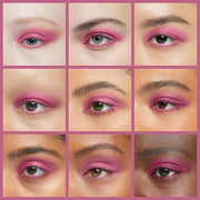 Fuchsia Rose Deep Pink Red Shimmer Opaque Pressed Powder Single Vegan Eyeshadow; Talc, Paraben & Cruelty Free - Product Image