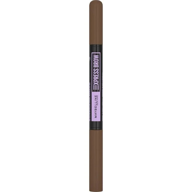 Maybelline Express Brow 2-In-1 Pencil and Powder Eyebrow Makeup, Medium Brown, 1 Count - Product Image