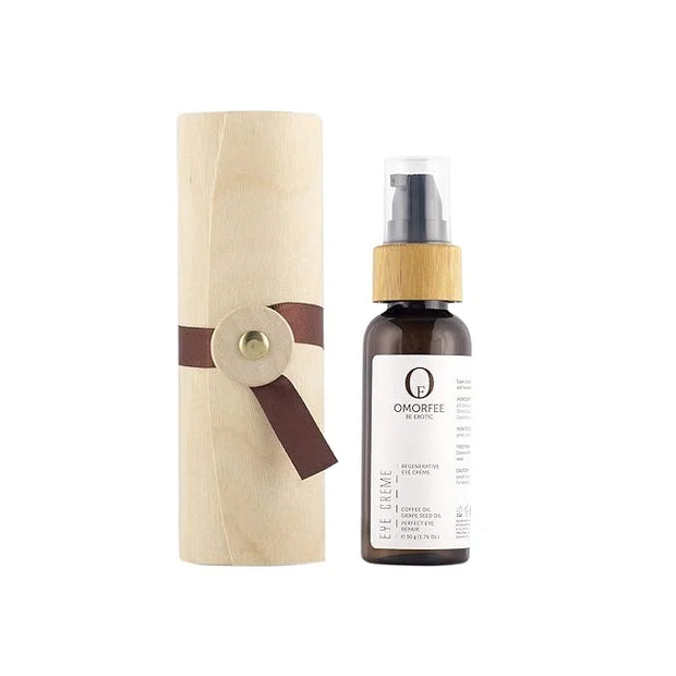 Omorfee 100% Organic Regenerative Caffeine Eye Cream, Eye Serum for Dark Circles, Puffiness, Bags Under Eye, Eye Brighteni...