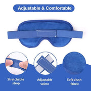 NEWGO Bundle of Cooling Eye Mask and Ankle Ice Wrap Blue - Product Image