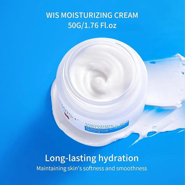 '+WIS+ Moisturizing 4-Piece Skin Care Set - with Facial Cleanser, Toner, Lotion, Cream for for Cleansing, Hydration, Repai...
