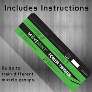 MOVEMINT Power Twister Chest Resistance Spring Bar Exerciser (20KG to 100KG Options) - Product Image
