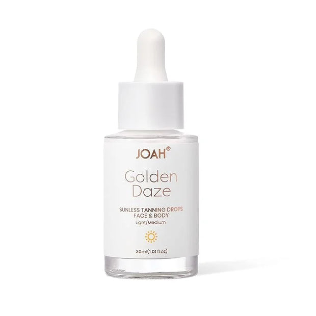 JOAH Self Tanner, Sun & Seoul Golden Daze Sunless Tanning Drops, Moisturizing Self Tanning for Face & Body, Vegan & Cruelt...