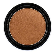 Sun Drenched Cinnamon Chocolate Brown Bronze Almond Gold Shimmer Pressed Powder Single Eyeshadow; Talc, Paraben & Cruelty ...