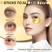 Under Eye Patches, Dermatology Golden Eye Mask with Amino Acid & Collagen, Cooling Eye Care for Wrinkles, Puffy Eyes & Dar...