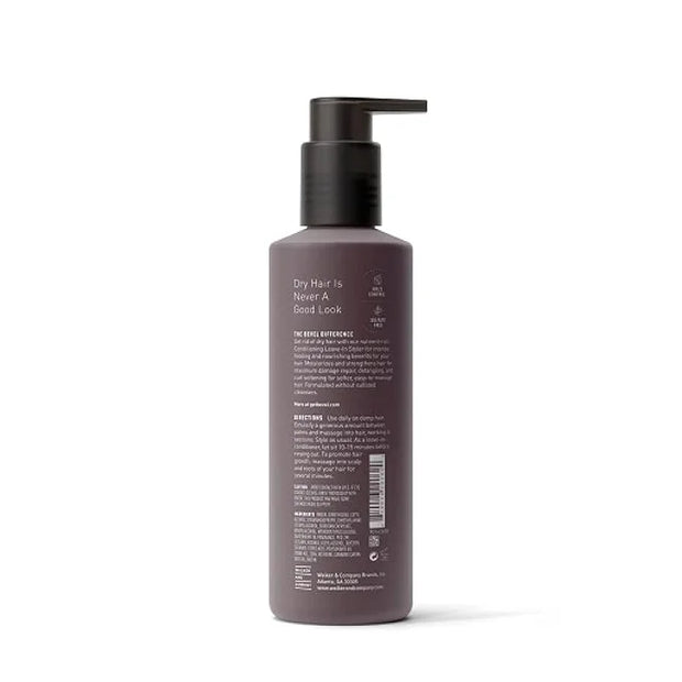 Bevel Leave In Conditioner for Men - Curly Hair Conditioner with Hemp Seed Oil and Biotin, Detangles Moisturizes and Stren...