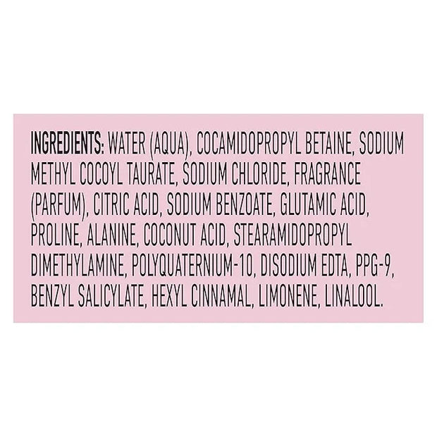 Suave Pink Luscious Curls Shampoo for Defining Curly Hair with Amino Acid Complex 16.5 oz - Product Image
