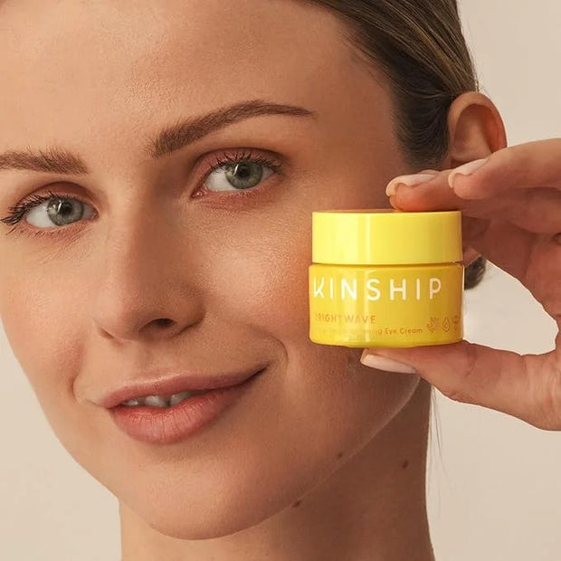 Kinship Brightwave Vitamin C Energizing + Brightening Eye Cream - Reduce Dark Circles & Puffiness - Diminishes Fine Lines ...