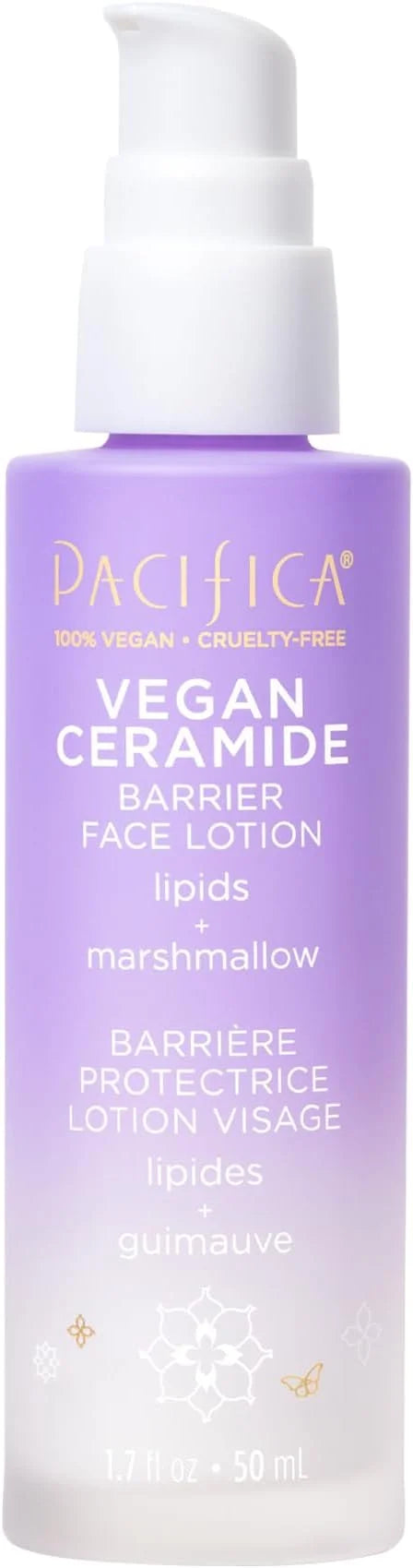 Pacifica Beauty, Vegan Ceramide Face Wash + Face Lotion Set, Cleanser, Moisturizer, Sensitive Skin, Dermatologist + Allerg...