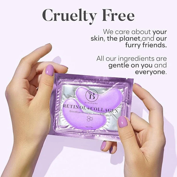 Retinol & Collagen Under Eye Patches (30 Pairs) Under Eye Patches for Dark Circles and Puffy Eyes, Under Eye Mask, Puffy E...
