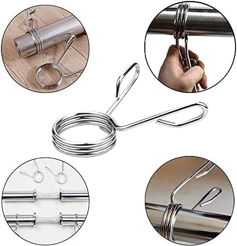 2 Inch Barbell Clamps Olympic Barbell Spring Clip - Product Image