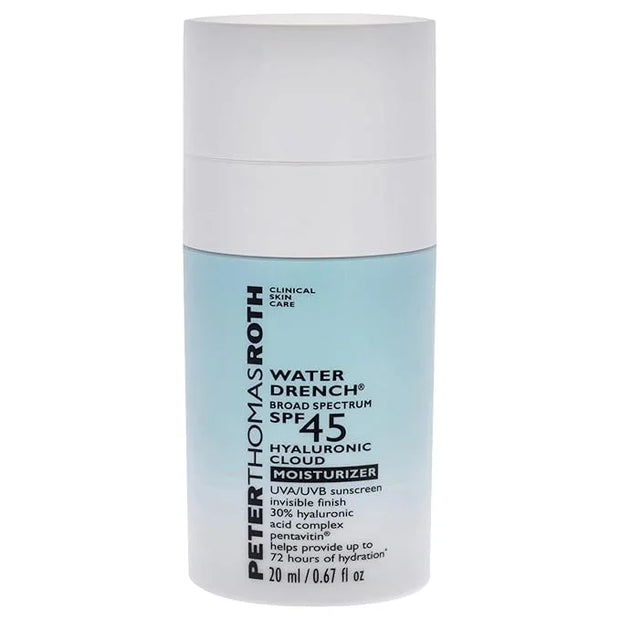 Peter Thomas Roth | Water Drench Broad Spectrum SPF 45 Hyaluronic Cloud Moisturizer | SPF Moisturizer for Face, Lightweigh...