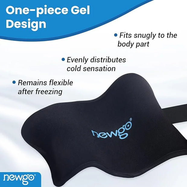 NEWGO Bundle of Gel Cold Eye Mask + Multipurpose Gel Cold Pack - Product Image