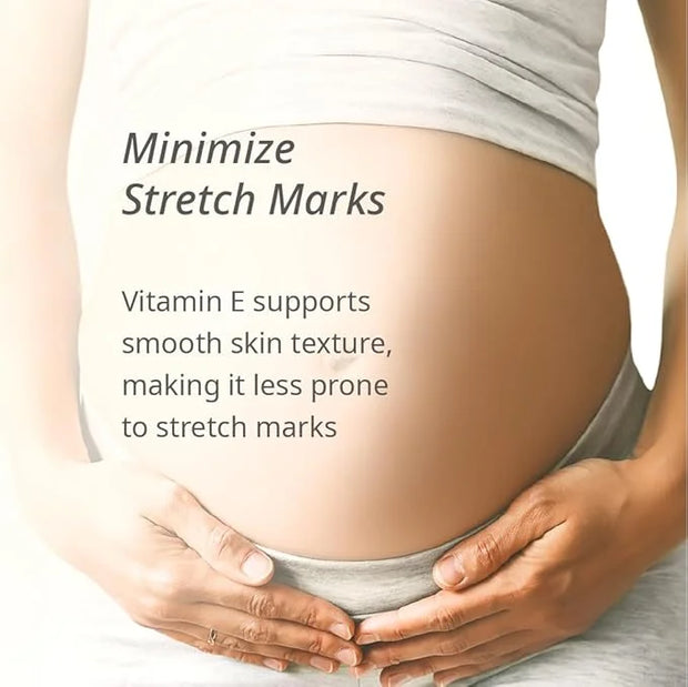 Minimal B Lotion - 8.11 Fl Oz - Pregnancy Safe, Maternity, Face and Body Moisturizer, Vitamin E, Non-Toxic, Unscented, Kor...
