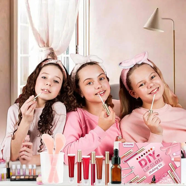 Lip Gloss Making Kit, TSVATE Lip Gloss Kit, Diy Lip Gloss Making Kit, Fun Make Your Own Lipgloss Kids Lip Gloss for Girls,...