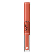 NYX PROFESSIONAL MAKEUP Shine Loud, Long-Lasting Liquid Lipstick with Clear Lip Gloss - Goal Crusher (Mid-Tone Beige) - Pr...