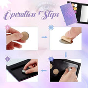 2 Pieces Magnetic Palette Mermaid Empty Palette