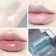 Hydrating Lip Glow Oil, Lip Oil Gloss Transparent Toot Tinted Nourishing Long Lasting Repairing Lightening Lip Lines (ALOE...