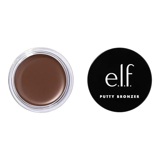 e.l.f. Putty Bronzer, Creamy & Highly Pigmented Formula, Creates a Long-Lasting Bronzed Glow, Infused with Argan Oil & Vit...