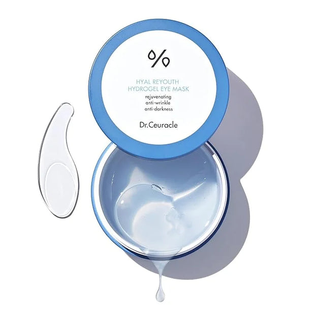 Dr.Ceuracle Hyal Reyouth Hydrogel Eye Mask Patch - Korean Under Eye Patches for Revitalizing, Wrinkle Care, Glowing, Firmi...