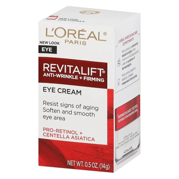 L’Oreal ParisPersonal Care - - RevitaLift Anti-Wrinkle + Firming Eye Cream 14g/0.5oz - Product Image