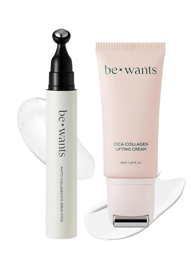 Bewants Eye Serum Stick for Hydrating & Lifting Cream for Neck & Décolleté Wrinkle Care with 61% Bamboo Water & Cica, 1.01...